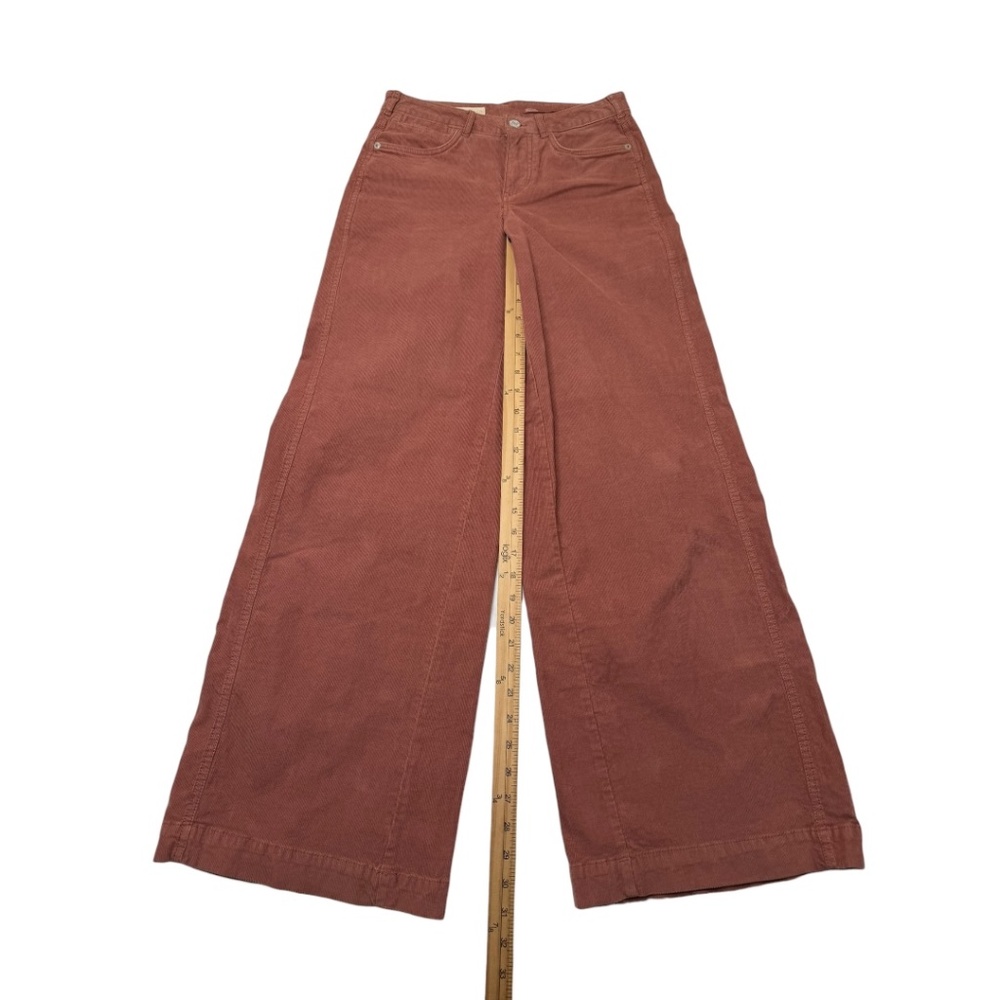 Anthropologie Pilcro The Gwen Wide Leg Pants in Rust - Picture 10 of 13